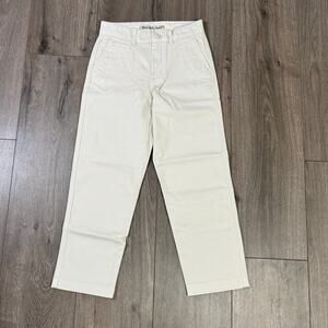 J.Crew Crewcuts Kids Classic Fit Stretch Chino Pants Boys 7 Gray Elastic Waist